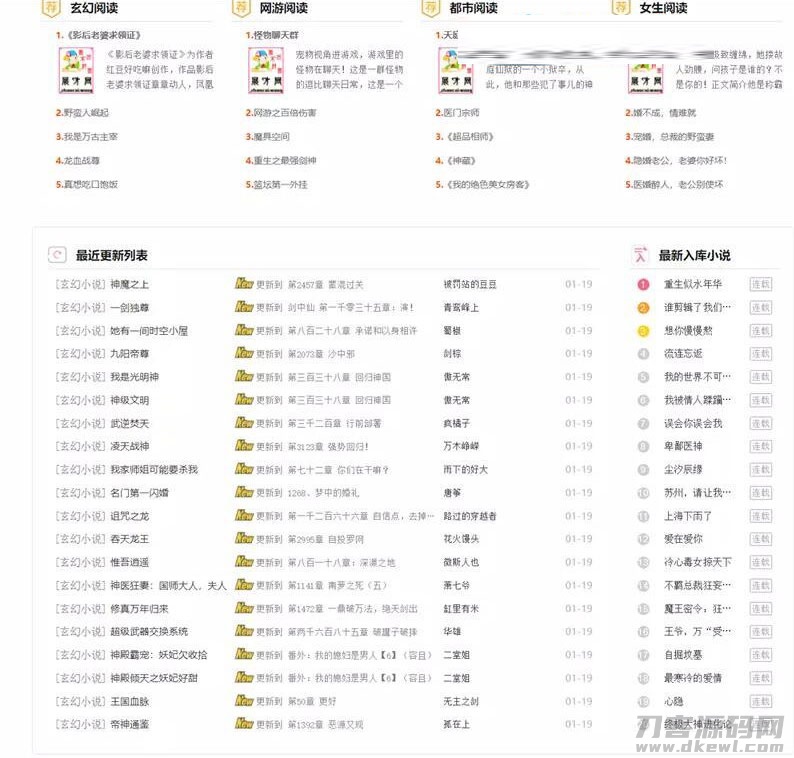 图片[2]-深度SEO优化自动采集PHP自适应小说网站源码-网站源码网