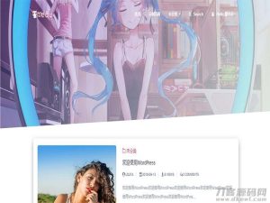 佛系WordPress主题 lolimeow响应式个人博客主题模板-网站源码网