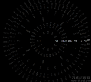 动态罗盘时钟显示源码-网站源码网