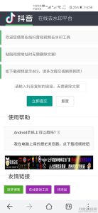 最新抖音解析去水印源码-网站源码网