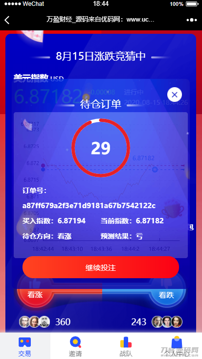 【USDT指数涨跌】蓝色UI二开币圈万盈财经币圈源码K线正常插图(4) 【USDT指数涨跌】蓝色UI二开币圈万盈财经币圈源码K线正常插图(4)