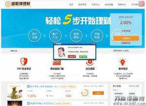 P2P理财分红系统源码 带完整教程-网站源码网