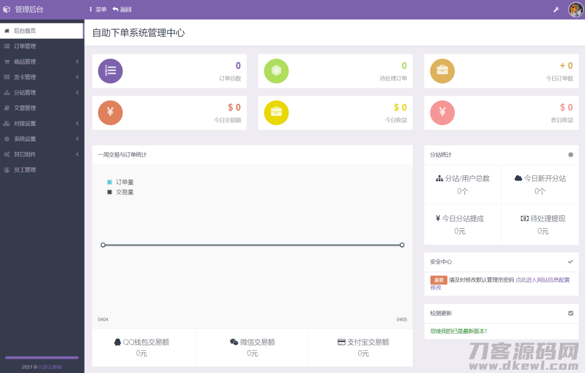 彩虹代刷6.6免授权版源码+后台同步更新+独家防黑策略-网站源码网