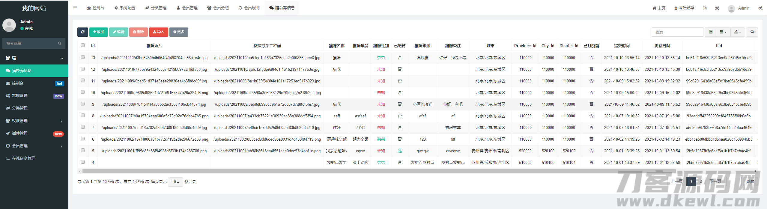 图片[5]-最新流浪猫流浪狗H5完整运营源码下载/可封装APP-网站源码网