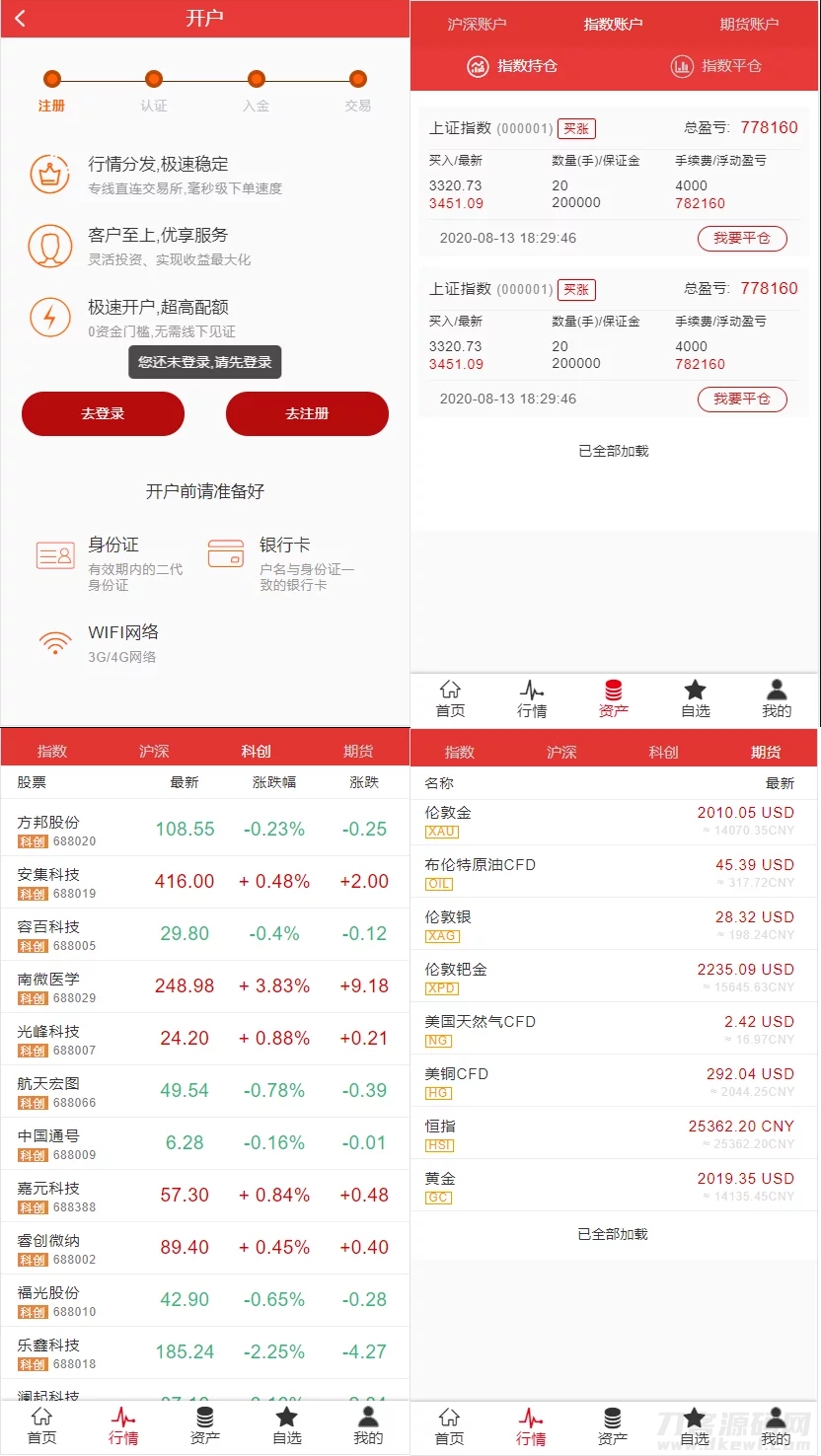 富汇交易所V3.0版源码 区块链证券股票 期货交易所 虚拟交易 代理系统源码-网站源码网