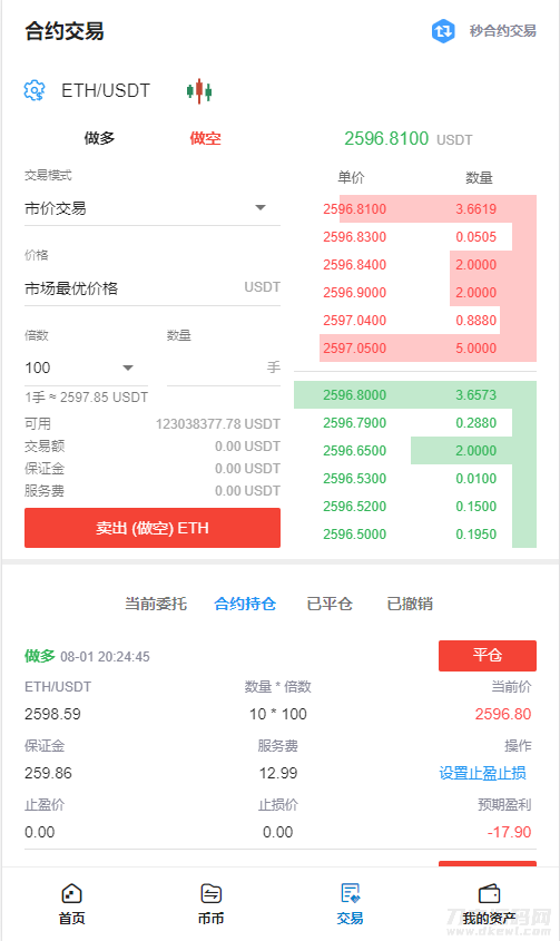 图片[5]-【区块链合约交易所源码】新币币交易所USDT秒合约杠杆C2C法币交易-网站源码网
