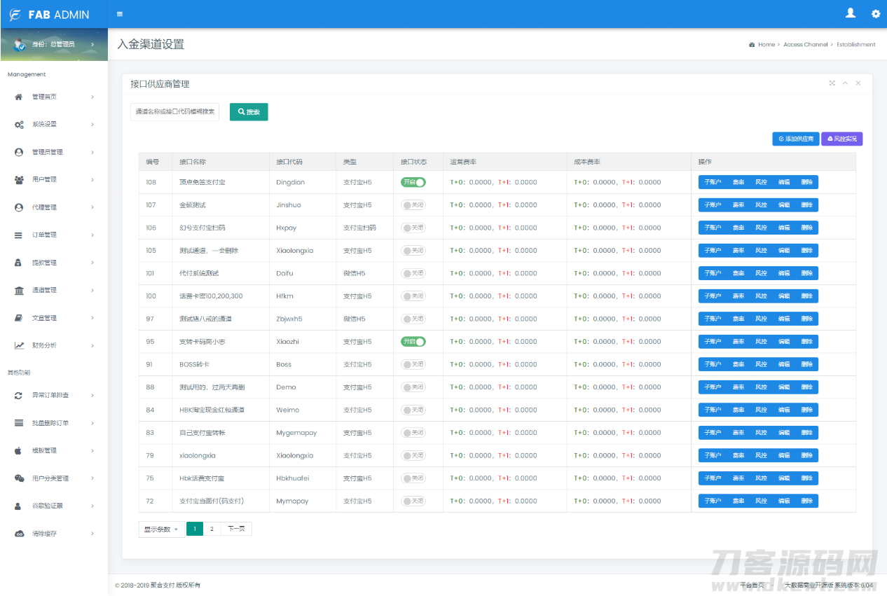 图片[6]-2022年全新UI聚合支付系统四方源码4月最新更新安全升级修复XSS漏洞和补单漏洞新增诸多实用功能完美版-网站源码网