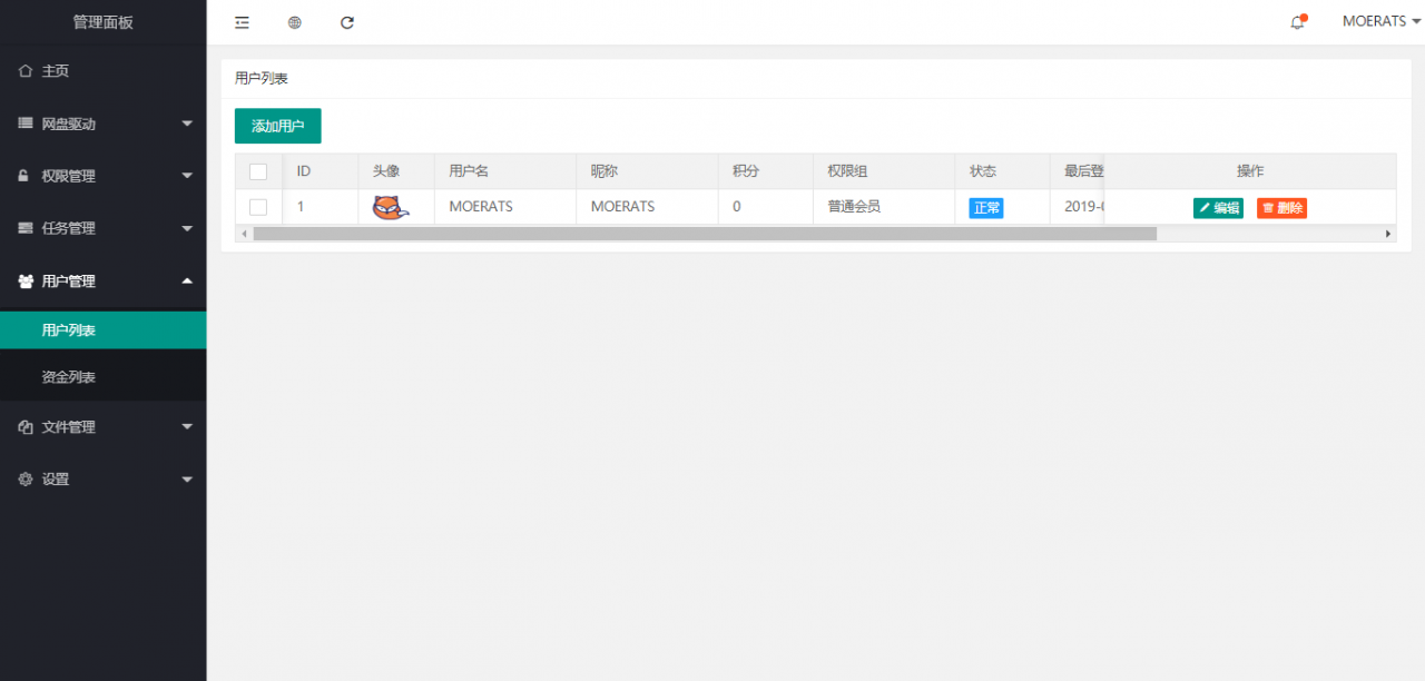 图片[4]-CuteOne：一款基于Python3的OneDrive多网盘挂载程序，带会员/同步等功能-网站源码网