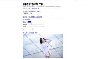 图片在线加水印源码-网站源码网