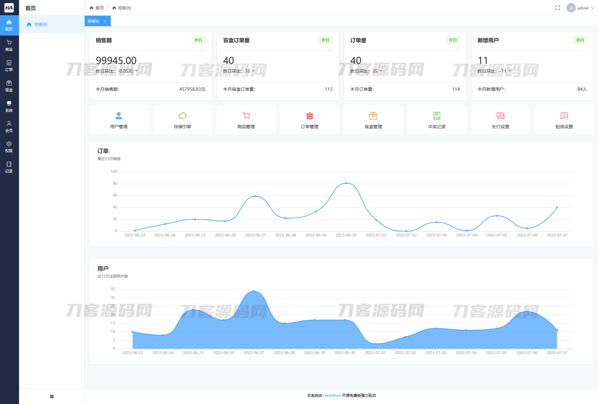 图片[2]-2023全新UI 哈希玛特HashMart全开源盲盒系统源码下载-网站源码网