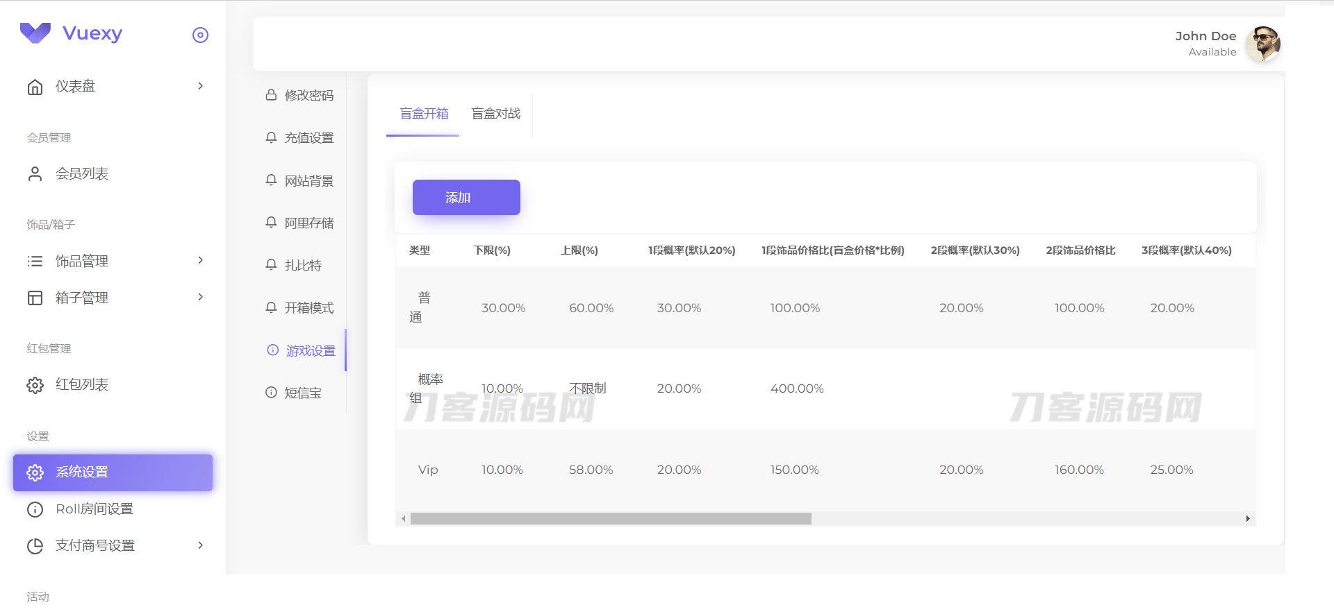 图片[8]-仿CSGO盲盒开箱源码 盲盒商城源码 盲盒开箱源码 潮物盲盒商城源码-网站源码网