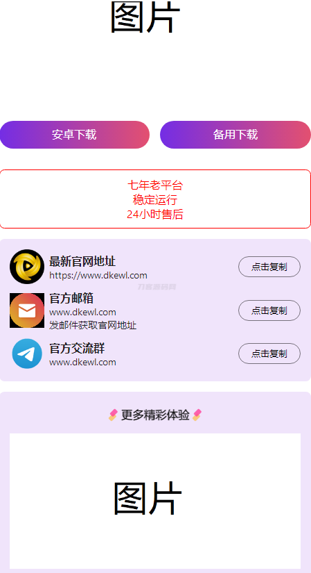2024首发最火的软件宣传单页源码-网站源码网