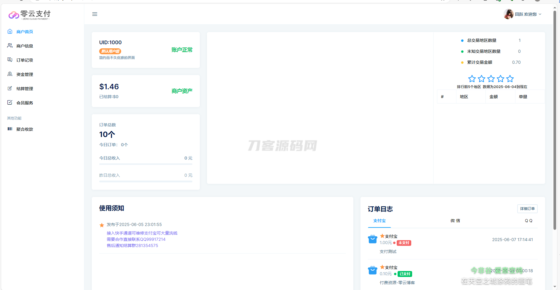 2025最新易支付模板源码 全开源 前台+用户中心+后台三合一-网站源码网