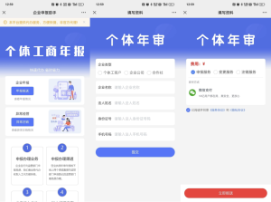 工商年报申报系统源码 个体工商户年报注销H5搭建源码-网站源码网