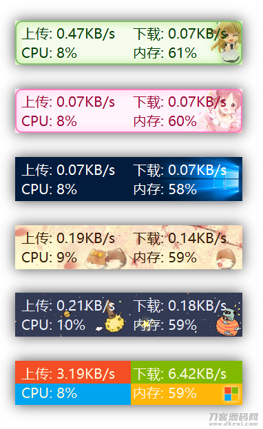 Windows平台最佳的开源实时硬件资源监控器软件_温度/网速/CPU/内存/显存-网站源码网
