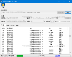 M3U8/流媒体/在线视频下载器 v1.0.0.0.7-网站源码网